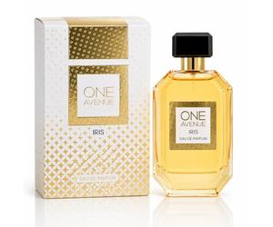 One Avenue Iris Eau de Parfum para mujer, 60 ml, fragancia floral con grosella negra, pachulí y vainilla, vegano