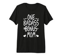 One Badass Bonus Mamá Divertido Diciendo Adopción Adoptando Mamá Camiseta Premium
