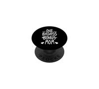 One Badass Bonus Mamá Divertido Diciendo Adopción Adoptando Mamá PopSockets PopGrip Adhesivo