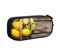 One Basket Lemons - Estuche grande para lápices con 2 compartimentos, estuche para lápices, organizador para niñas, niños, estudiantes, escuela de, color, 5.0cm*10.5cm*20.5cm, Estuche para lápices