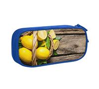 One Basket Lemons - Estuche grande para lápices con 2 compartimentos, estuche para lápices, organizador para niñas, niños y estudiantes, color, 5.0cm*10.5cm*20.5cm, Estuche para lápices