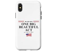 One Big Beautiful Bill July 4,2025 USA One Big Beautiful Act Carcasa para iPhone X/XS