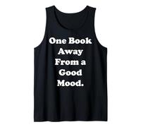 One Book Away From A Good Mood Quote Camiseta sin Mangas