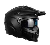 one by Camamoto | Casco para Scooter y Moto, Track Jet, Negro Mate, Integral con mentonera extraíble, Homologado ECE R22-06, Talla XXL (61 cm)