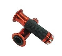 one by Camamoto cód. 77344316E Kit Set par puños Verve Color Negro/Naranja Compatible con Motos y Scooters, con Agarre óptimo Producto de fácil instalación, ø Izquierda 22 mm/Derecha 25 mm - Largo.