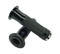 one by Camamoto cód. 77344316F kit set par puños verve color negro compatible con motos y scooters, con agarre óptimo producto de fácil instalación, ø izquierda 22 mm/derecha 25 mm - largo. 135 mm