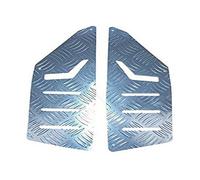 one by Camamoto cod.77375055 par de kits de estriberas de aluminio color cromo compatibles con yamaha t-max 530 año 2012-2013-2014-2015-2016