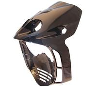 one by Camamoto cod. 77390102 carenado de plástico Protector Frontal Negro Brillante Compatible con malaguti Phantom f12 LC. año 1994 a 2006|Ref. Orig. malaguti 06604950