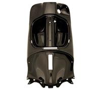 one by Camamoto cód. 77390150A protector interior trasero escudo negro brillante compatible con aprilia escarabajo 50-100cc / 2t y 4 tiempos (Ref. Orig. Aprilia 63597300