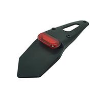 one by Camamoto cod. 77541300 Moto Enduro Motard supermotard Titular de matrícula con luz de Freno posición homologada Cristal Rojo Universal