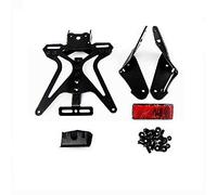 one by Camamoto cod 77541408 Laser-Cut Billet Steel Adjustable/reclinable Number Plate Holder Plate Light Fitting Compatible with Yamaha t-MAX 530 Year 2012 to 2016