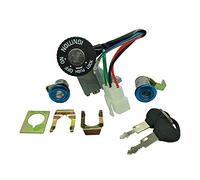 one by camamoto Kit Completo de Cerradura de Encendido (cod 77208122 Completo Compatible con kymco Top Boy 50cc año 11997-1998-1999-2000 | Ref. Orig. 35010KEB7E000M1)