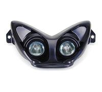 one by Camamoto màscara de Faros Compatible para (cod 77201351 halógena dicroico Negro Compatible con Yamha aeroz/MBK Nitro año de 1997 a 2012)