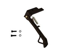 one by Camamoto | Soporte Lateral Negro con Muelle y Tornillos de Fijación Compatible con Gilera(1998-04), Derbi Boulevard 50AIR 2T E2 (2009-014), Piaggio NRG MC2 Extreme50, Piaggio Fly 50/100/125c