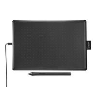 One by Wacom - Tableta de dibujo de gráficos medianos, portátil y versátil para estudiantes y creadores, 10.9 x 7.4 pulgadas, bolígrafo ergonómico sensible a la presión 2048, compatible con Chromebook, Mac y Windows