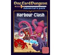 ONE CARD DUNGEON Adventure Pack: HARBOUR CLASH Juego de mesa de expansión en italiano e inglés Little Rocket Games