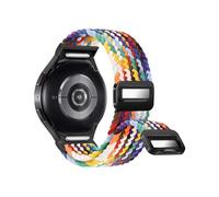 One Click - Correas trenzadas magnéticas sin huecos compatibles con Samsung Galaxy Watch 7, 6, 4, 5, FE de 40 mm, 44 mm, Watch 6 4 Classic de 47 mm, 43 mm, 42 mm, 46 mm, Watch 5 Pro de 45 mm, 20 mm,