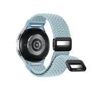 One Click - Correas trenzadas magnéticas sin huecos compatibles con Samsung Galaxy Watch 7, 6, 4, 5, FE de 40 mm, 44 mm, Watch 6 4 Classic de 47 mm, 43 mm, 42 mm, 46 mm, Watch 5 Pro de 45 mm, 20 mm,