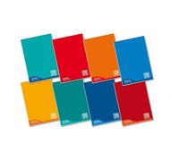 One Color Cuaderno maxi 100 gr didáctico A4 - rayado 0B - colores surtidos -