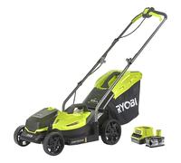 ONE+ Cortacésped de batería RLM18X33B40 (18 V, 1 batería, 4 Ah, Ancho de corte: 33 mm)