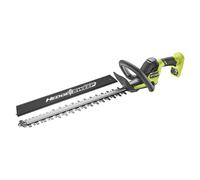 RYOBI - Cortasetos Linea 18V One+ 50cm - Diseño Lineal - Cuchillas 50cm - Separación 24mm - Suministrado con Recogedor de Residuos HEDGESWEEP, Funda Protectora (sin Batería ni Cargador) - RY18HT50A-0