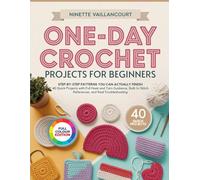ONE-DAY CROCHET PROJECTS FOR BEGINNERS: Step-by-Step Patterns You Can Actually Finish - 40 Quick Projects with Full Hook and Yarn Guidance, Built-In Stitch References, and Real Troubleshooting