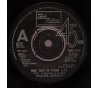 ONE DAY IN YOUR LIFE 7" (45) UK TAMLA MOTOWN 1975 4 PRONGED LABEL WITH ALBUM DETAILS AT SIDE DESIGN B/W TAKE ME BACK (TMG976)