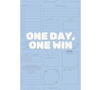 One Day One Win: Daily Planner for Goals, Tasks, and Time Management | 6x9 Inch, 120 pages Productivity Notebook for Work, School, or Personal Use, ... Lined & bullet journal Perfect bound