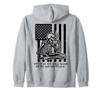 One Day We Will Wake Up to His Obituary Anti Fascism Resist Sudadera con Capucha