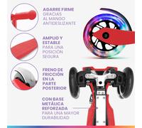 fun pro One,Der sichere Premium Kinderroller, Vergleichstestsieger, LED Räder, faltbar, AB Kleinkind Junge Mädchen, Händler aus HH, 3 Jahre Garantie (Roller, Kickboard, Tretroller), 3 4 5 6 Jahre