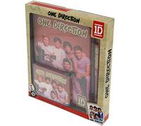 One Direction - Cuaderno A5, monedero y bolígrafo con paquete de regalo