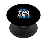 One, Dos, Tres, Cuatro Bateristas, música rítmica PopSockets PopGrip Adhesivo