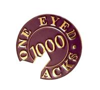 One Eyed Jacks 1000 fichas de póquer Twin Peaks TV Show 1" Pin esmaltado, 1 Inch, Esmalte, Esmalte