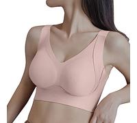 One Fab Fit Underwire Bra Women Demi T-Shirt Convertible Bras for, Black, 3XL(Pink,M)