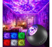 One Fire del cielo estelar, 10 colores 20 modo de luz Proyector del cielo estelar adultos luz nocturna niños, 15 ruido blanco dormitorio + Bluetooth Galaxy Proyector proyector estelar