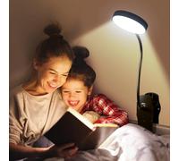 One Fire Flexo Escritorio, 450 LM+36 LED Lampara Escritorio, 25 Modos Flexo Led Escritorio,1800mAh USB Luz Lampara Escritorio Led,360° Flexo Escritorio Flexo Pinza Luz Lectura Lampara Lectura
