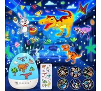 One Fire Juguete Dinosaurio Interactivo, Huevo Dino con 14 Juegos de Proyección y Música, Juguetes Sensoriales y Aprendizaje Niños 2 3 4 5 6 Años, Regalo Cumpleaños Niño Niña, Juguete Educativo