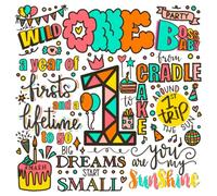 One: First Birthday Fill-in-the-blank Book
