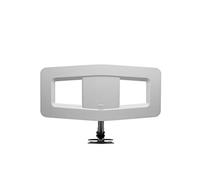 One For All Antena HDTV amplificada/exterior para canales de TV 1080P 4K, rango de recepción de 85 millas de largo, materiales de fijación incluidos, modelo blanco 17421