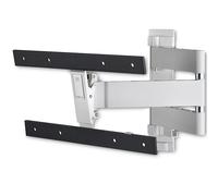 One For All Soporte de pared para TV OLED, totalmente giratorio, tamaño de pantalla de 32 a 77 pulgadas, rotación de 180° e inclinación de 20°, para todos los tipos de TV, peso máximo: 40 kg, máximo VESA 400 x 400, blanco y negro, WM6453