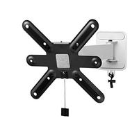 One For All - Soporte de Pared Universal para TV de 13 a 43” Giratorio 90° - Peso máx. 25kg - para Todo Tipo de TVs LED, LCD, Plasma - Gris/Blanco - WM6242