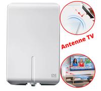One For All SV9455 Antena de TV Exterior TNT HD 4K DVB-T2 Filtro 5G Impermeab...