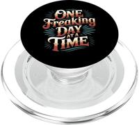 One Freaking Day At A Time Sarcasmo de Supervivencia - PopSockets PopGrip para MagSafe