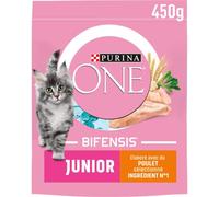 ONE Gato Junior rico en Pollo y Cereales Integrales 450 g - 450 gr