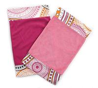 One Grace Place Sophia Lolita - Paño de cocina, color blanco, rosa, beige, naranja y negro