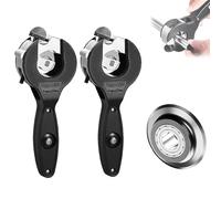 One-Hand Ratchet-Type Pipe Cutter, Ratchet-Type Pipe Cutter, Hand Copper Tubing Cutters Plumbing Tool, Quick Cut Hand Tool for Home and Workshop Use (0.24-0.91in,2pcs)