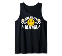 One Happy Dude Mama 1st Birthday Family Matching Camiseta sin Mangas