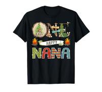 One Happy Nana Camper - Oso de camping de primer cumpleaños Camiseta