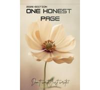 One Honest Page - Write one page daily with zero filters: Blank page Notebook | Emotional Release | Plain Pages | 6 x 9 inch | Paperback | 150 pages |