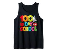 One Hundred Days Later 100 Days of School Student Teacher Camiseta sin Mangas